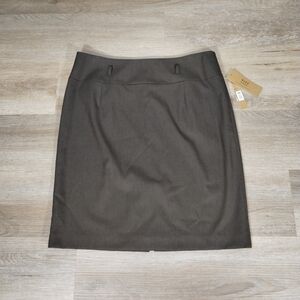 Alex Marie Dark Brown Pencil Skirt Size 14 Office School College Academia
